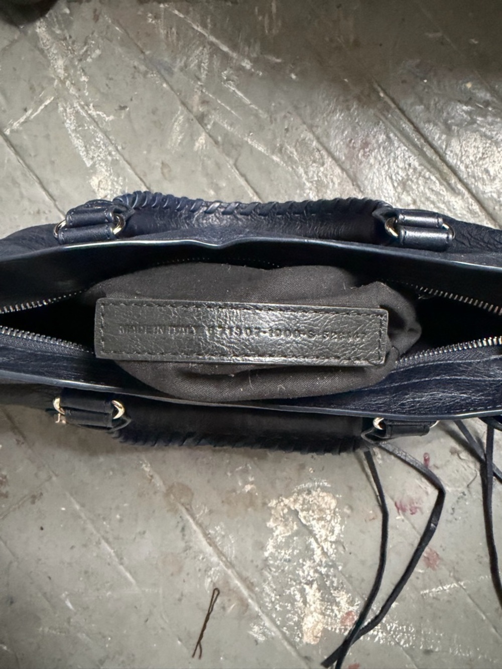 Balenciaga Small Navy Blue City Bag - Picture 2 of 6